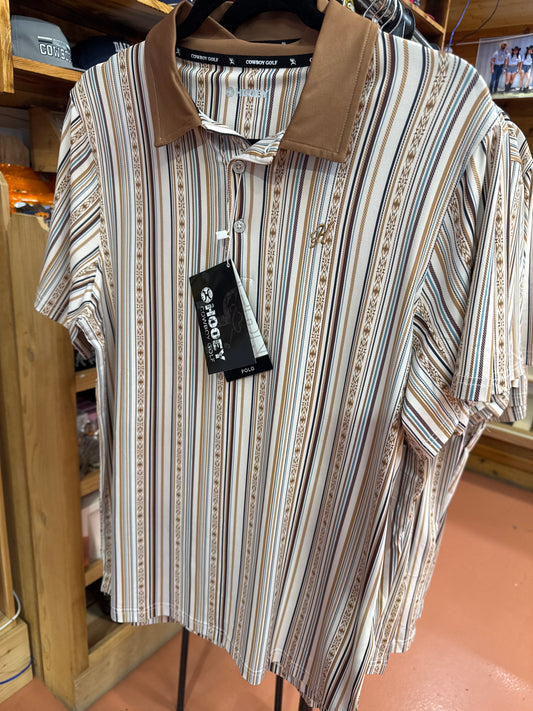 Hooey Men’s Whitecap Grey Cream Polo