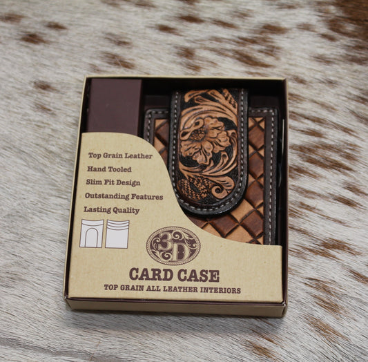 Diamond Leather Card Case