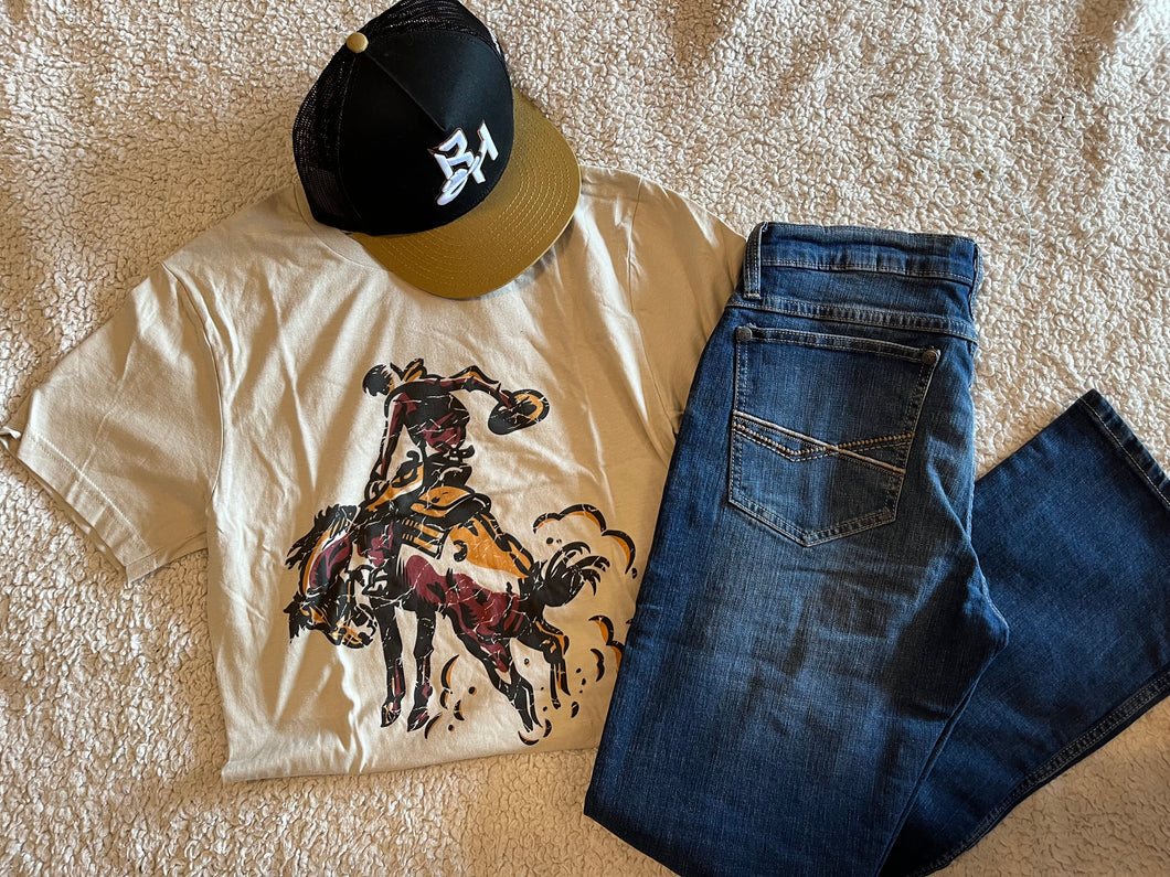 Red Bronco Tee