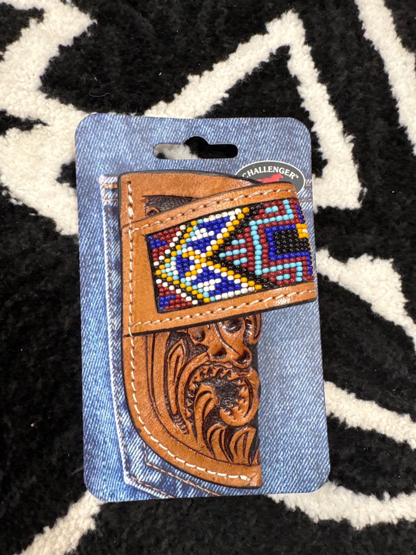 Beaded knife Sheath holder