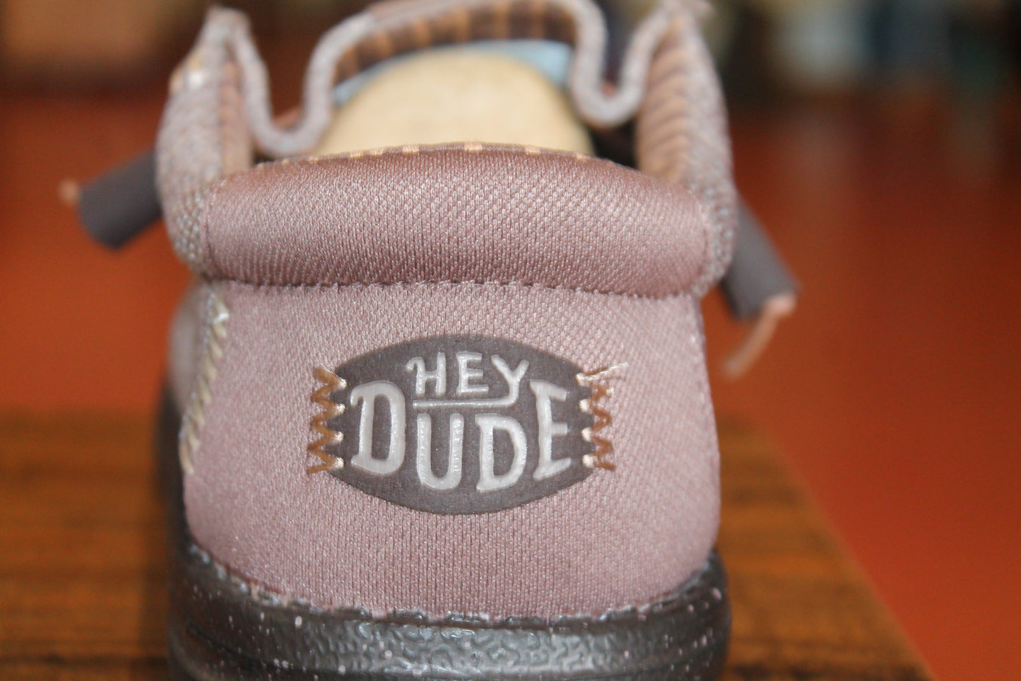 HeyDude Men’s Wally Stretch Sox Shoes - Deep Taupe/Mole Brown