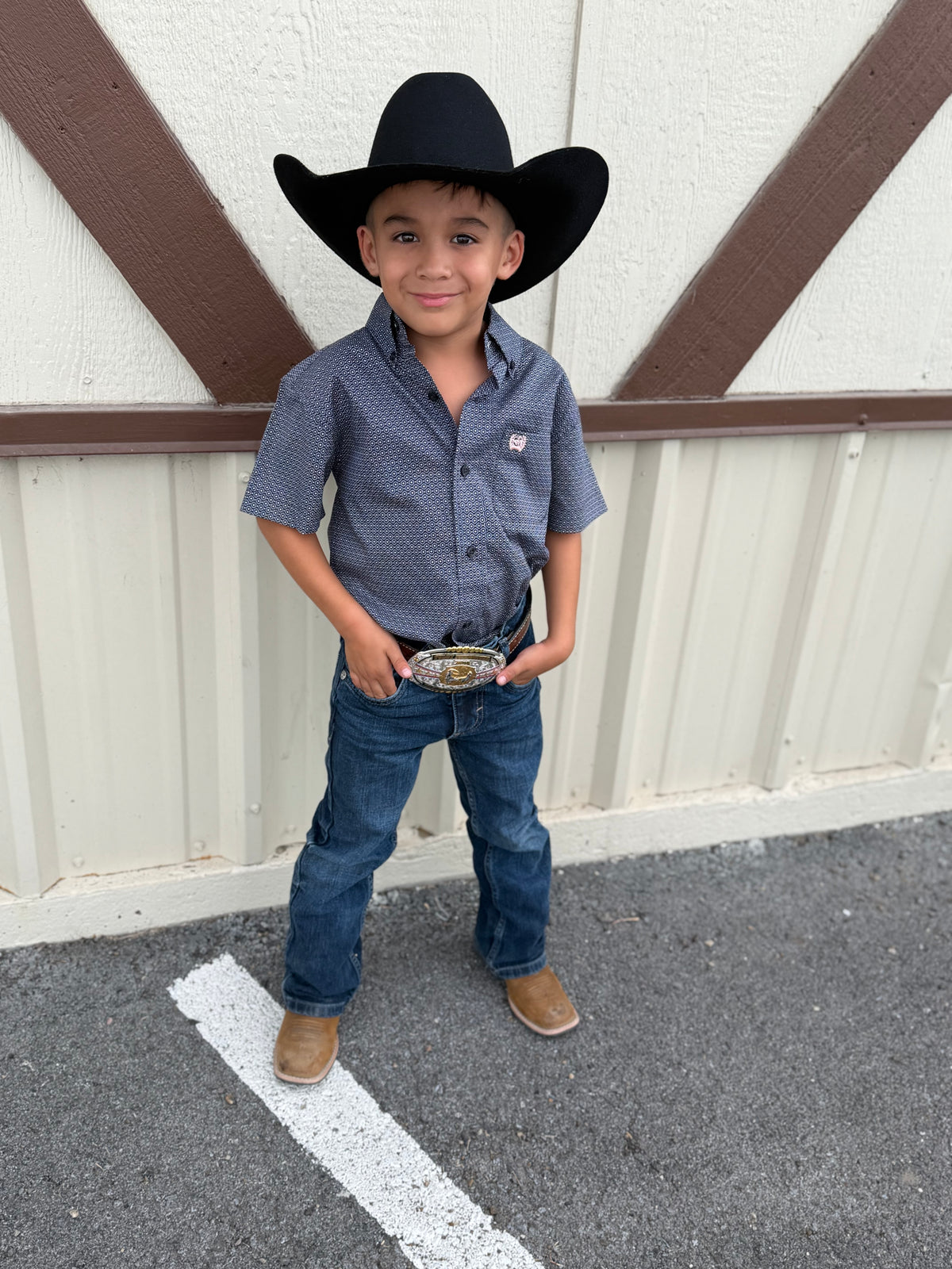Cinch Boys Grey SS 🤠