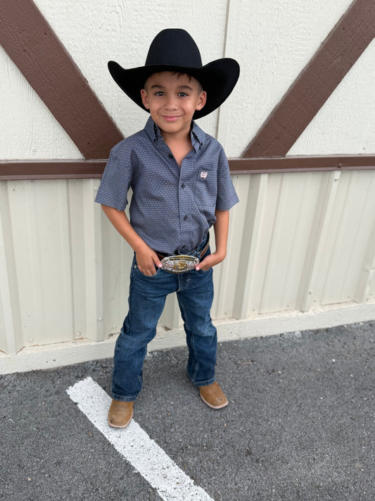 Cinch Boys Grey SS 🤠