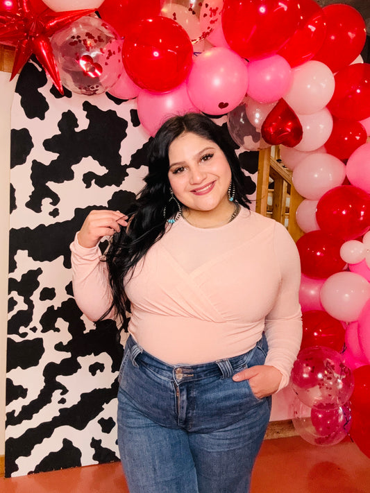 Glam Girl Bodysuit - Baby Pink
