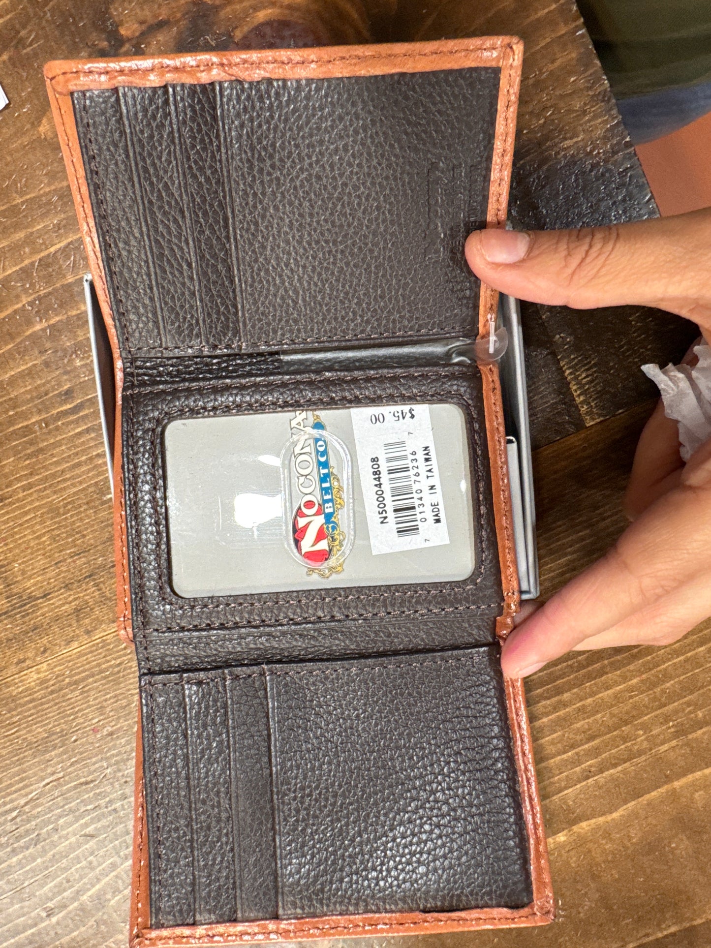 Trifold Rawhide Nacona Wallet