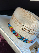 Load image into Gallery viewer, Twister Multi Colored Beaded Hat Band
