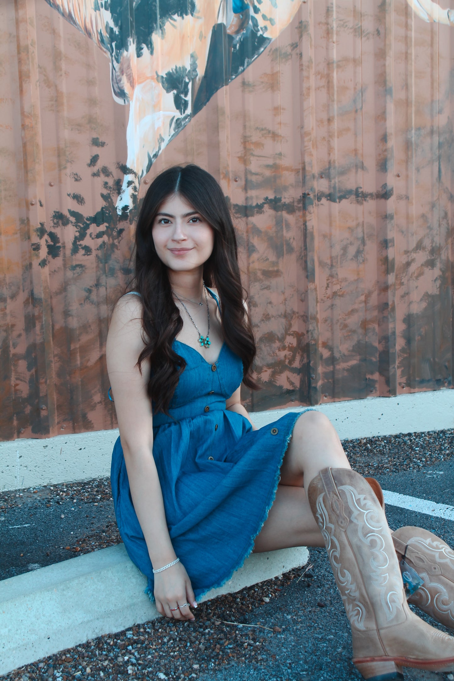 Rock & Roll Denim MiniDress