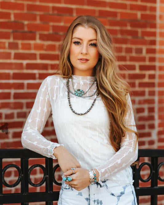 Lariat Lace L/S Cloud
