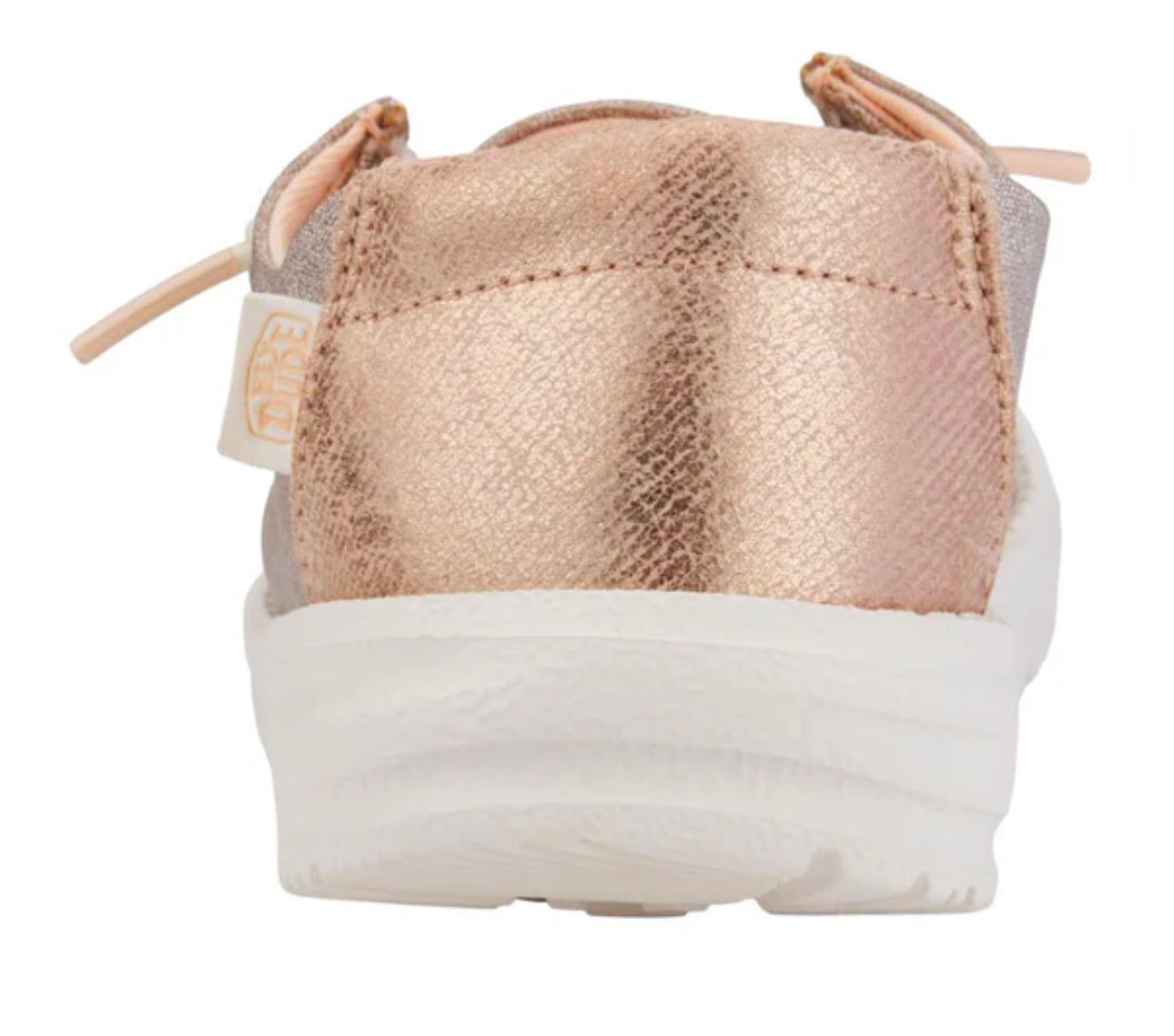 Wendy Y Metallic Sparkle Rose Gold