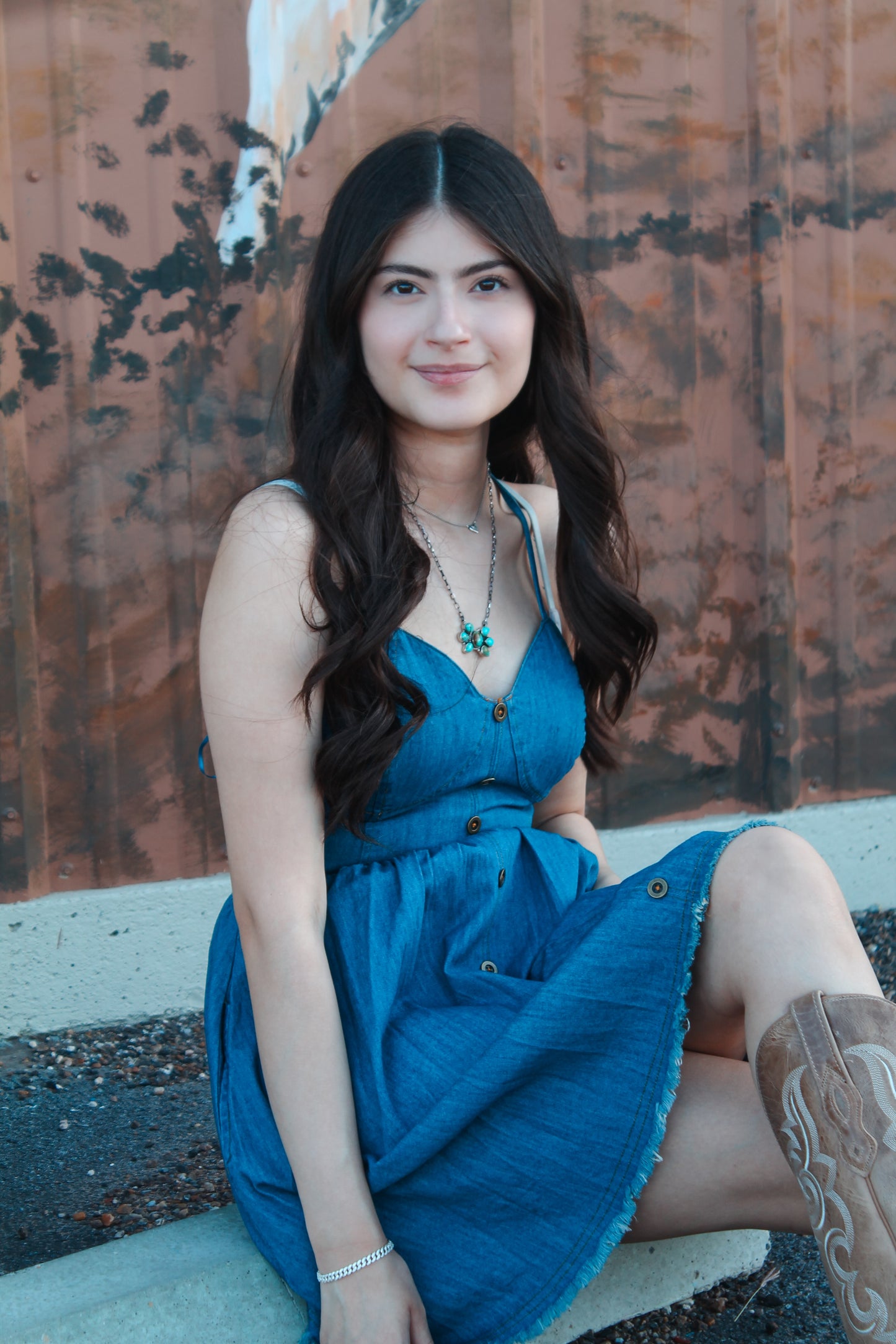 Rock & Roll Denim MiniDress