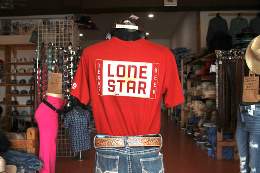 Hooey Lone Star Crimson Tee