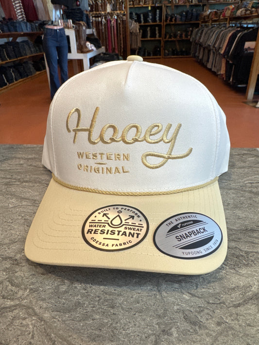 Hooey OG White/Tan Cap