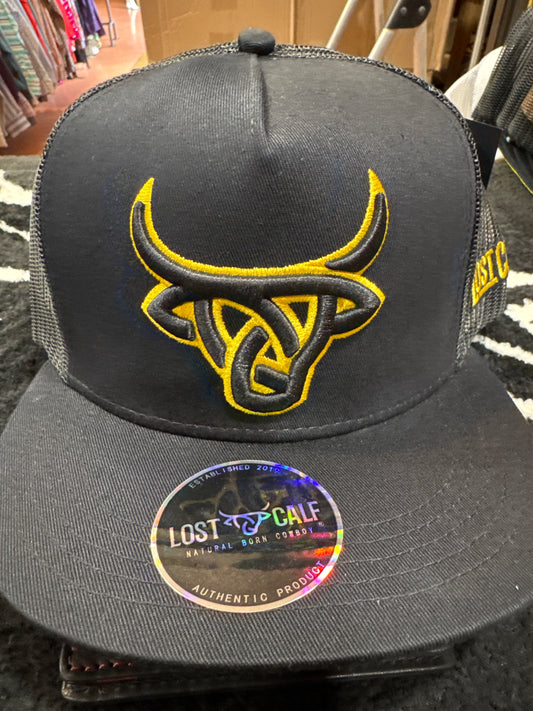 Lost Calf black with gold 🧢