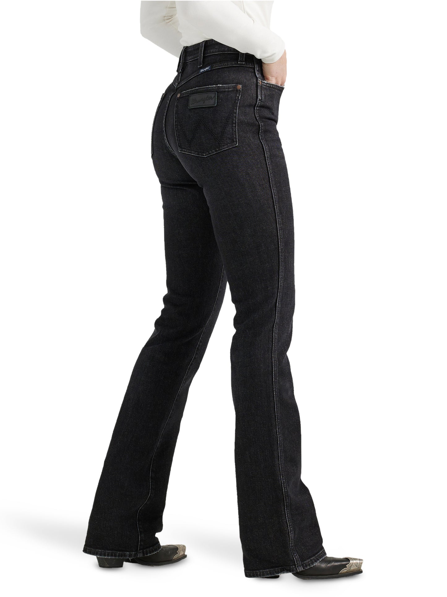 Wrangler Women’s Retro Rachel Black Bootcut Jeans