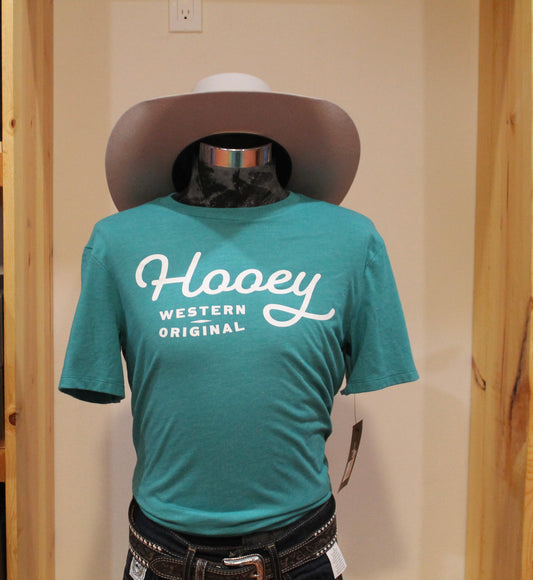 Hooey Men’s OG Teal Heather Short Sleeve