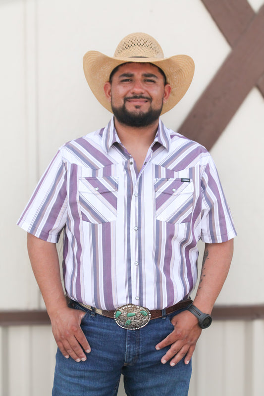 Cinch SS STRIPE CAMP SHIRT MTW1402015 🤠