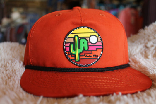 "Sunset" Logo Rust Cap
