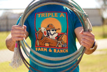Load image into Gallery viewer, Triple A Ranch Hand Tee (Teal)
