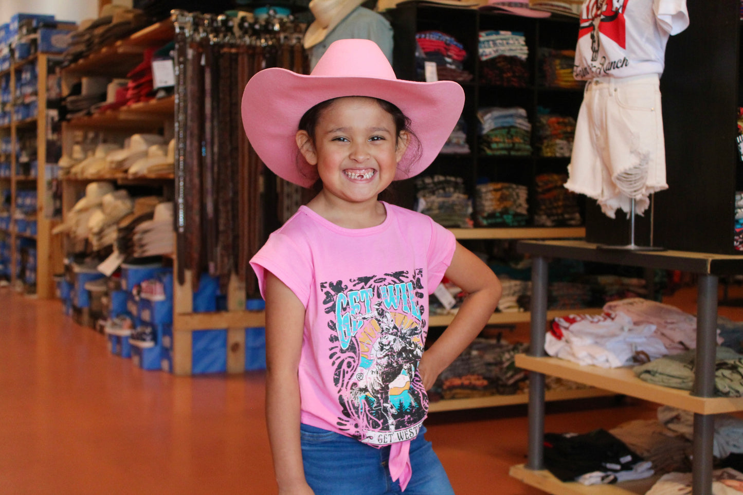 R&R Girl's Get Wild Tie Top