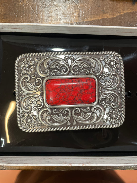 Red Stone Buckle