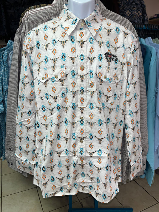 Rock & Roll Men's Punchy Pearl-Snap