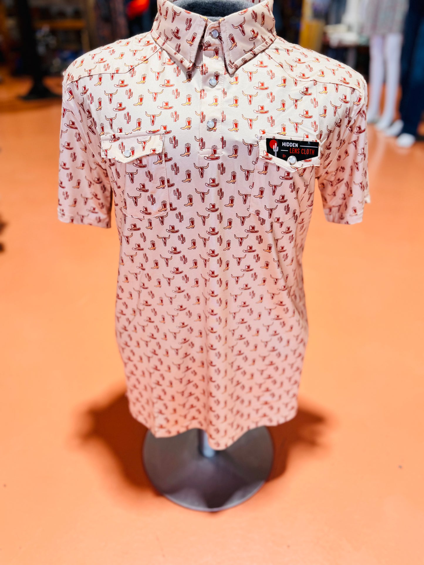 Red Dirt Wild West Polo SS 👕