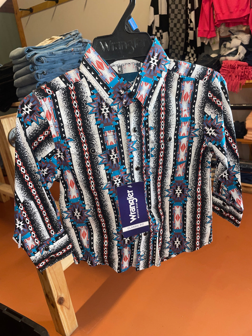 Wrangler Boys Checotah Blake L/s