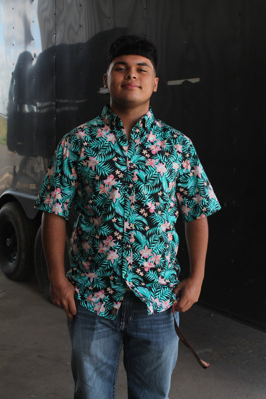 Ariat Men’s Jillian SS Shirt- Black Floral