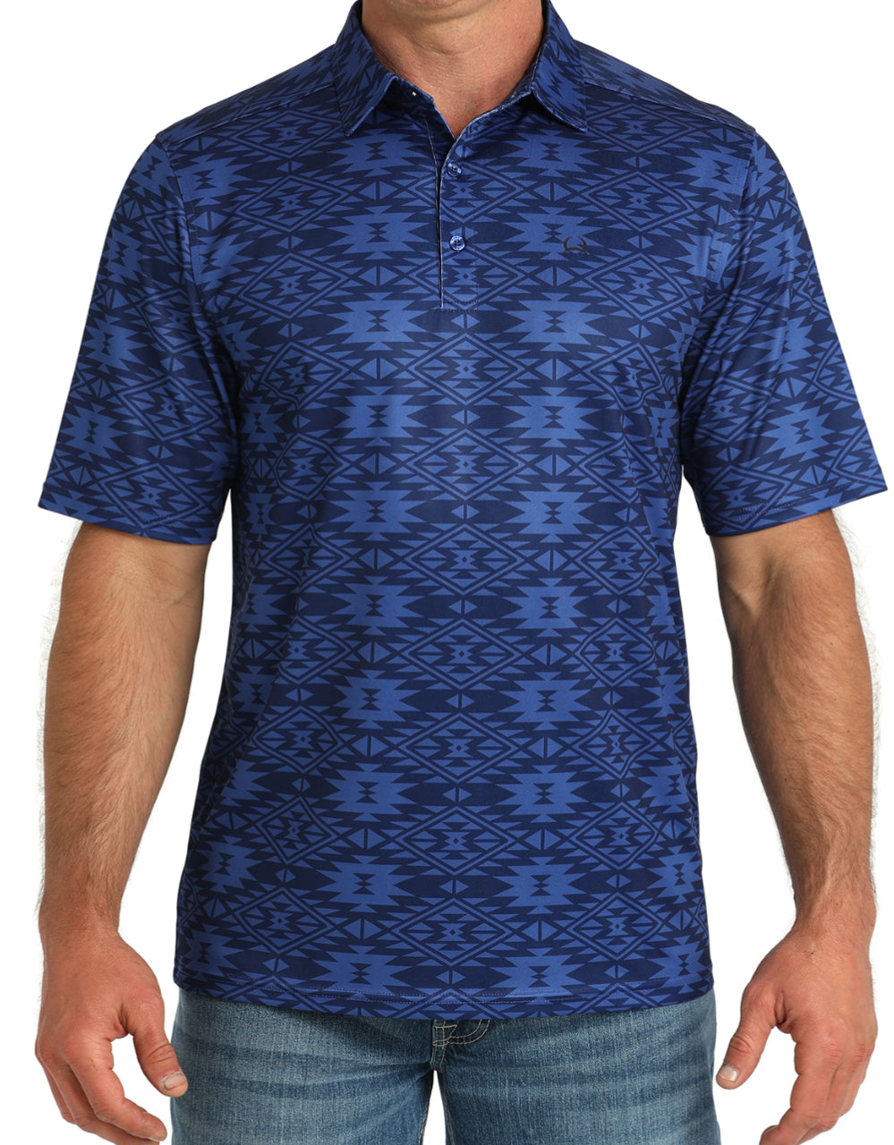 Cinch Arena Flex Polo- Aztec Royal