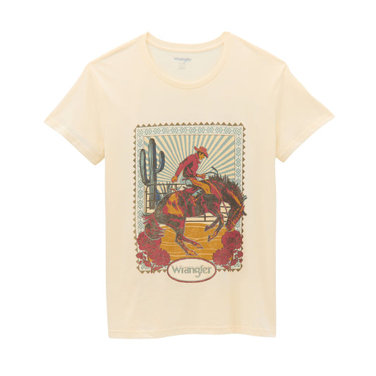 Wrangler Flower Rays Tee- Boyfriend style