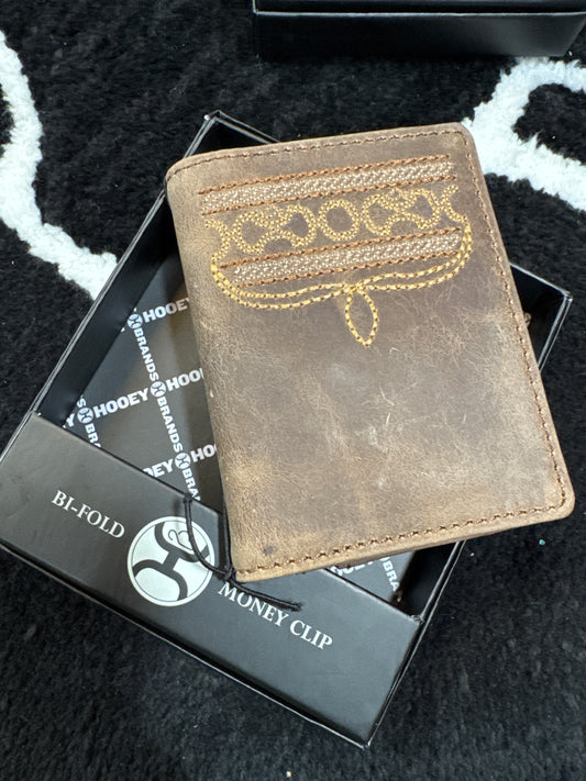 Hooey Dalton Bifold Money Clip