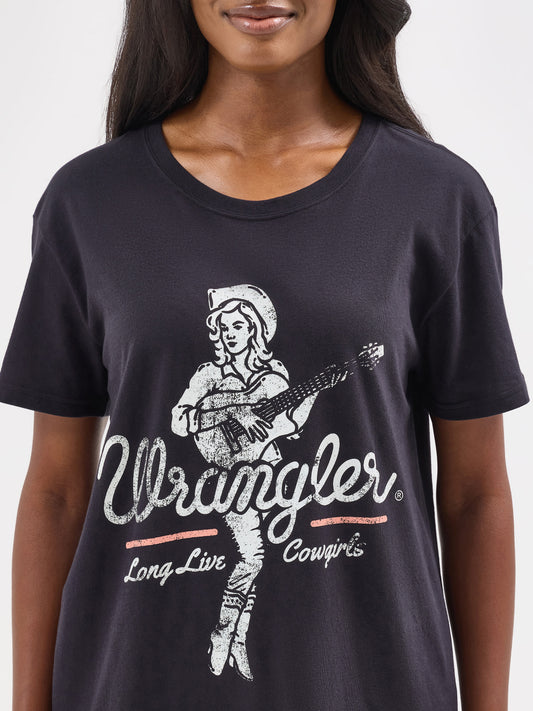 Wrangler Cowgirl Guitar Tee