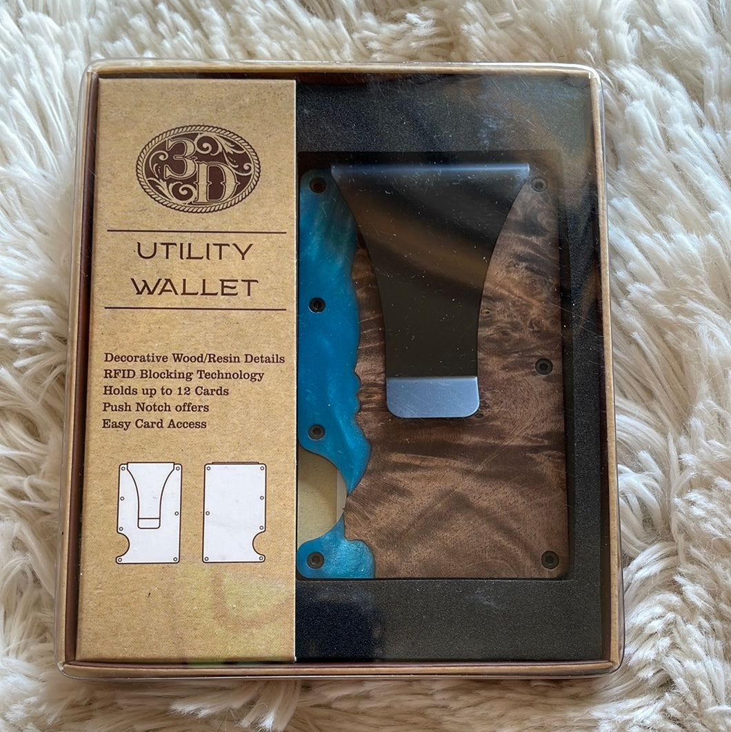 Blue Resin Utility Wallet