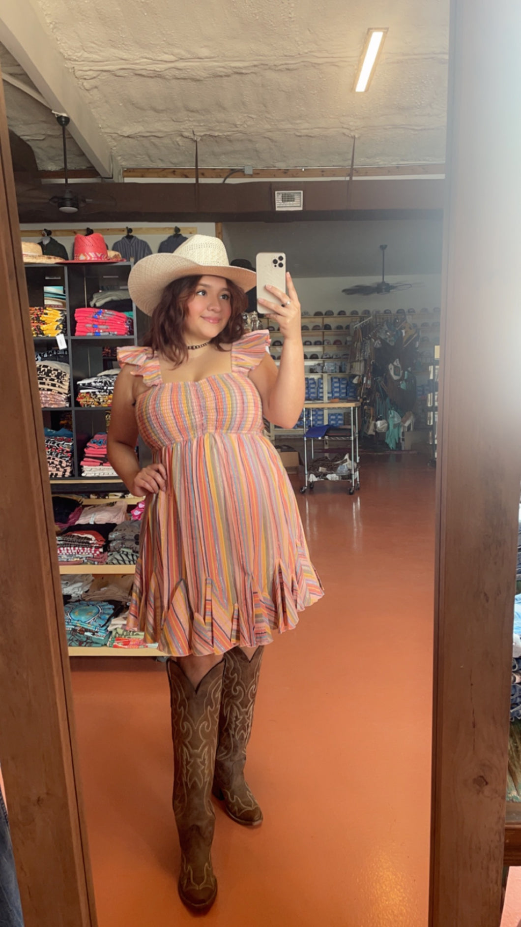 Rock & Roll Stripe Mini Dress