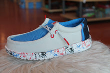 Load image into Gallery viewer, Wally Youth Summer Mesh White/Blue
