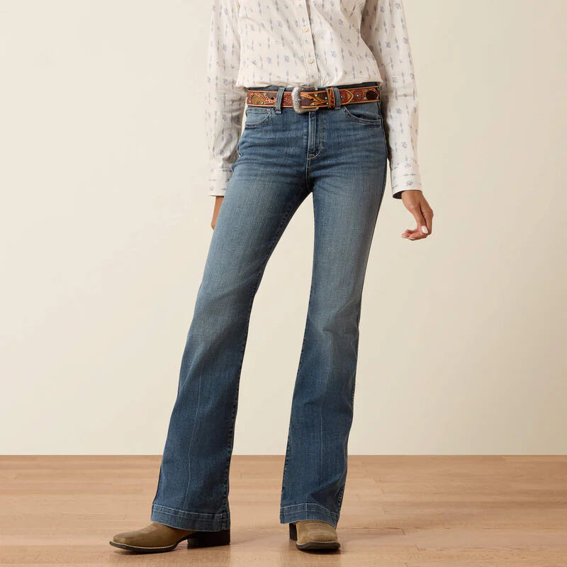 ARIAT WOMENS HIGH RISE SLIM TROUSER 10074827