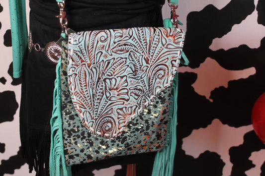 Turquoise Falls Purse