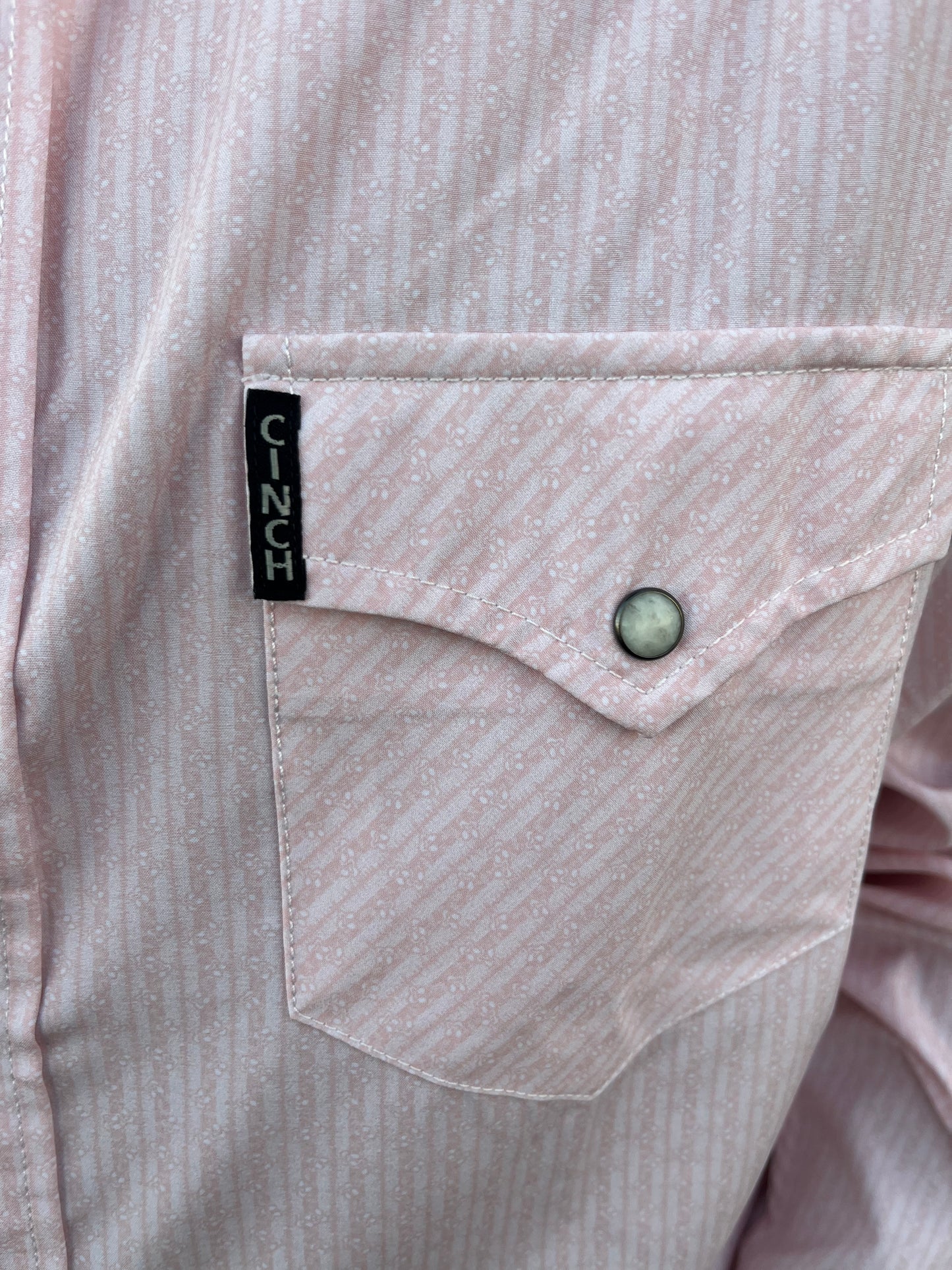 Cinch Men’s Pink ArenaFlex Modern Fit long sleeve 👕