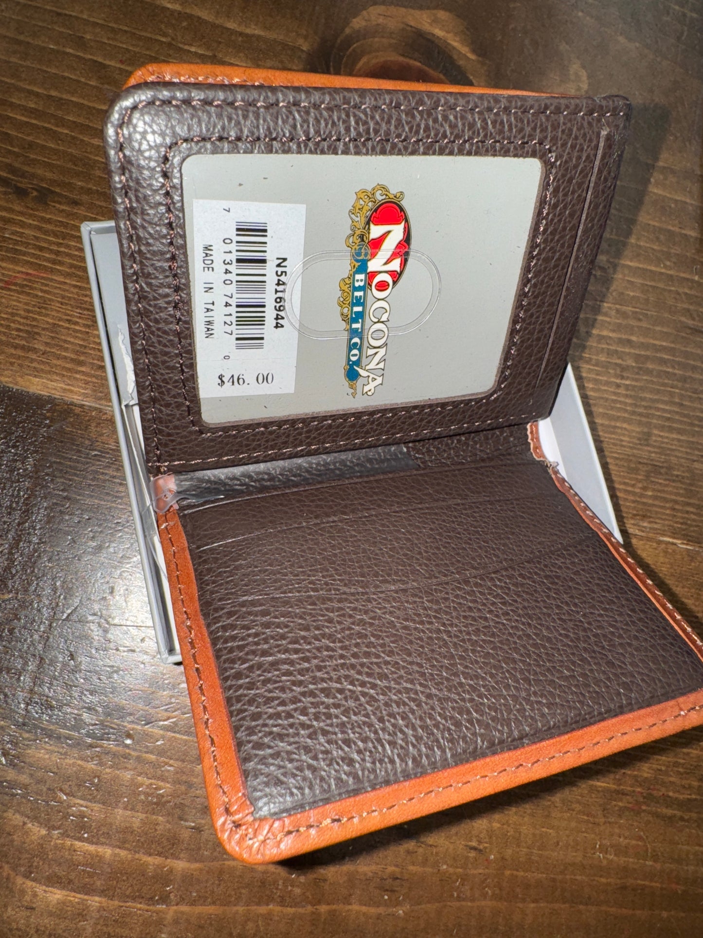 Bi-Fold Flip Floral Emb- Wallet