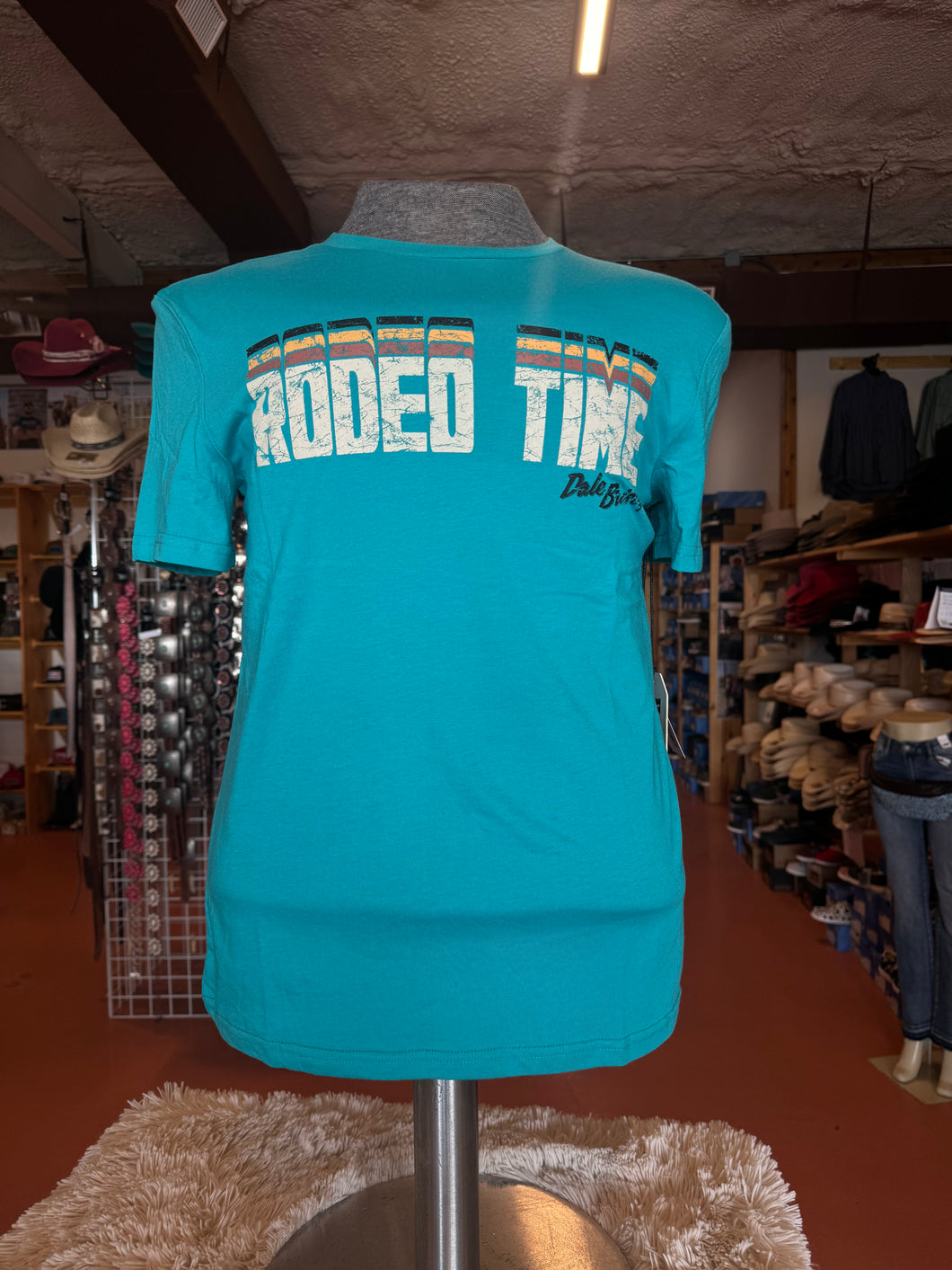 R&R RODEO Turquoise Tee