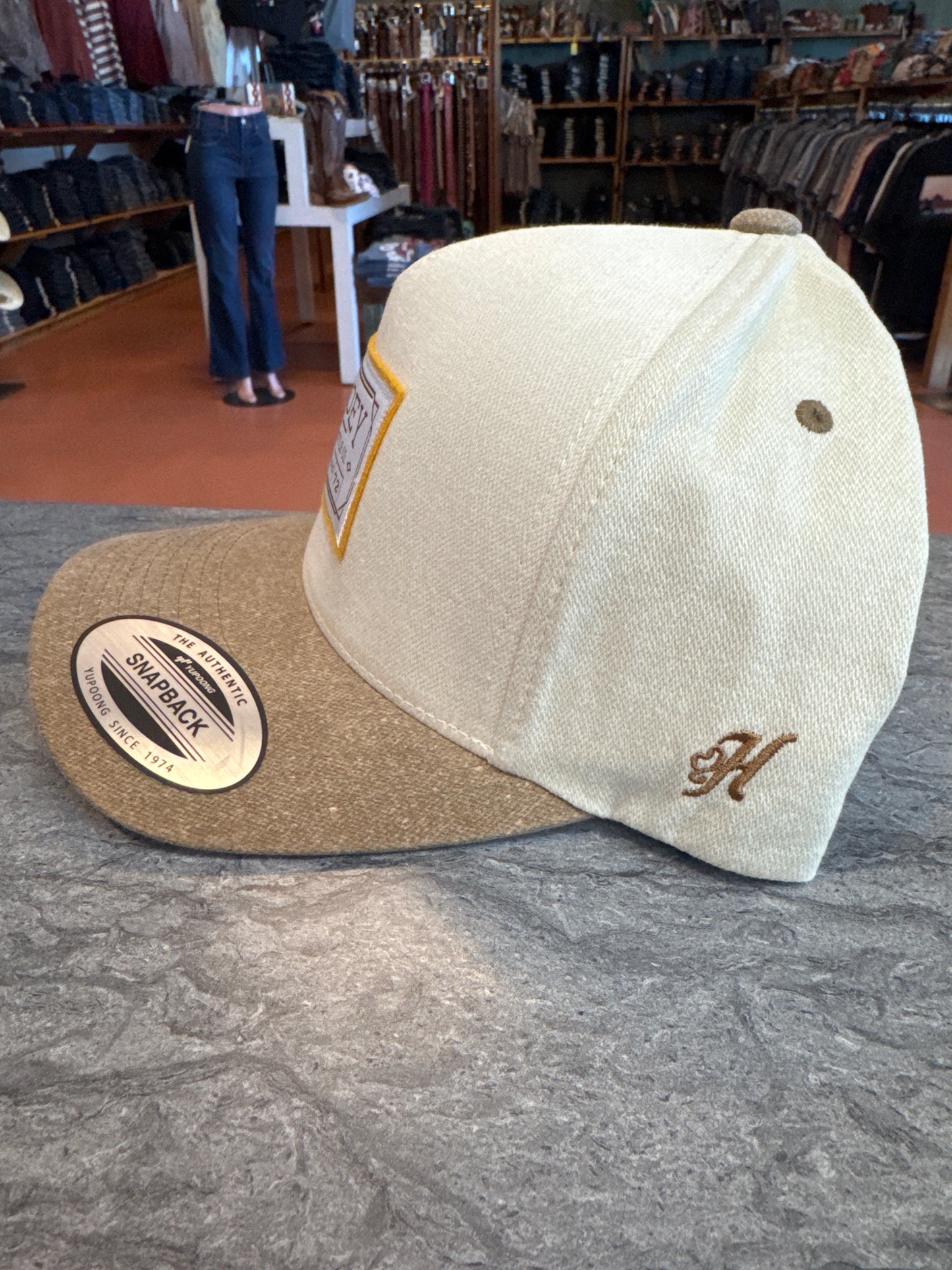 Hooey Doc Cream/Tan Cap
