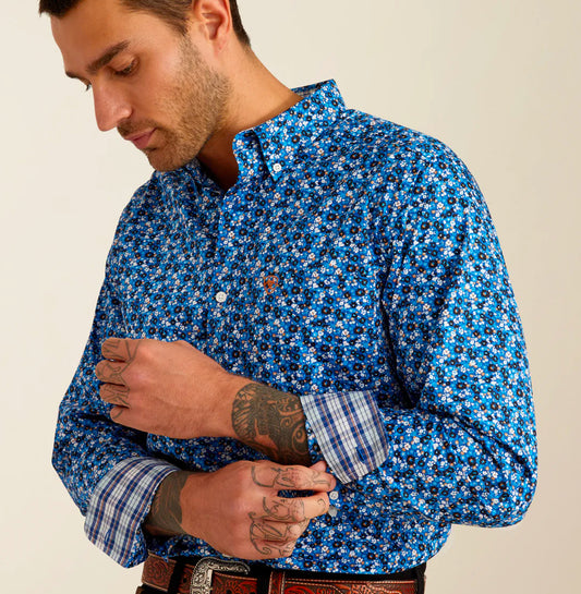 Ariat Wrinkle Free Brighton LS- Blue