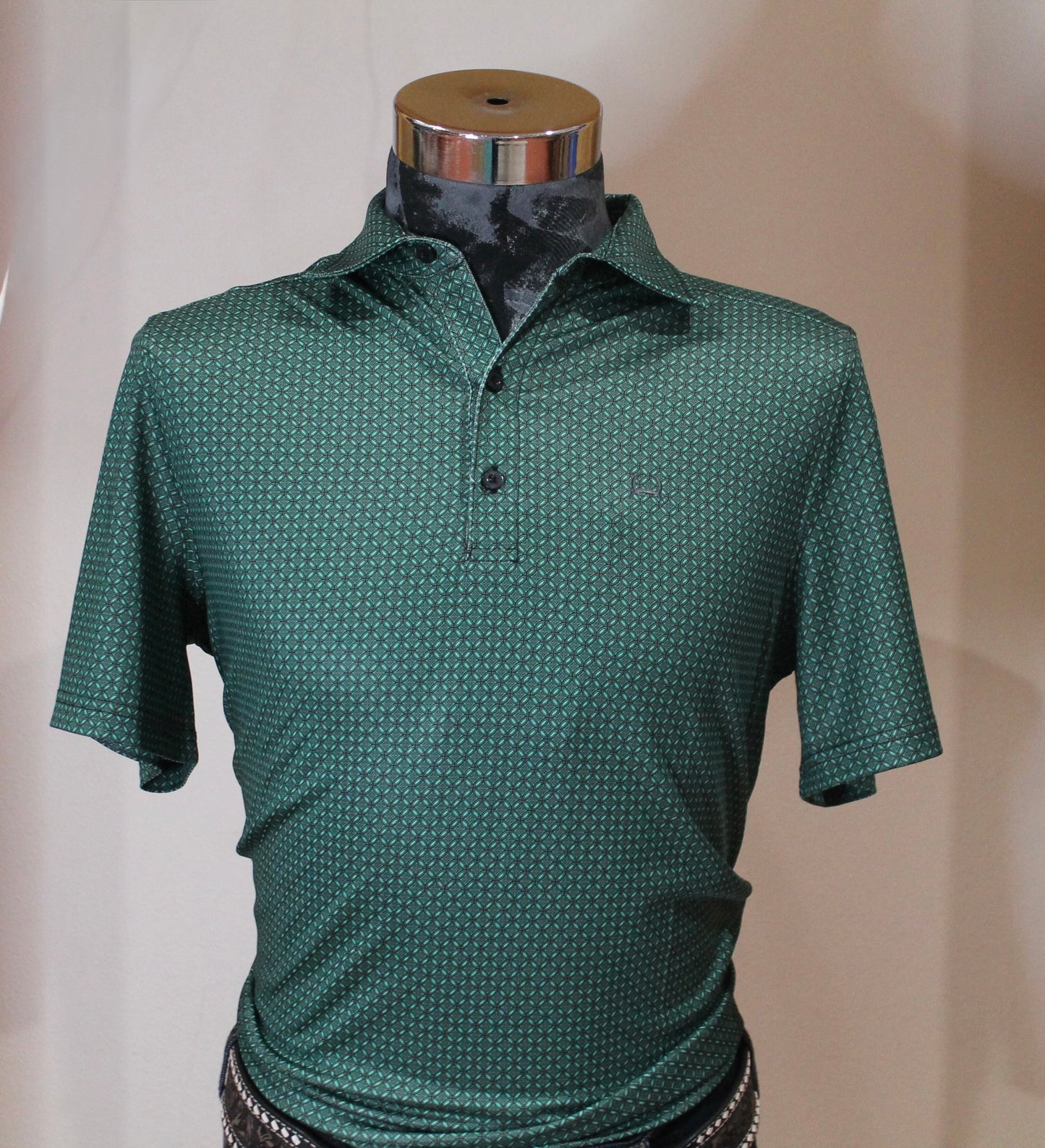 Men’s Cinch Green ArenaFlex Polo