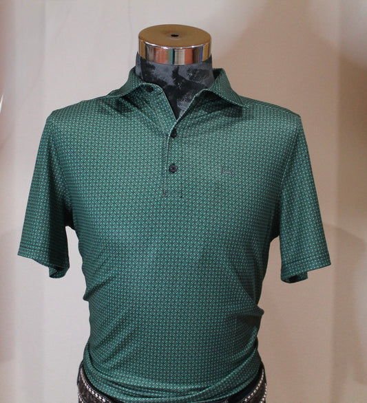Men’s Cinch Green ArenaFlex Polo