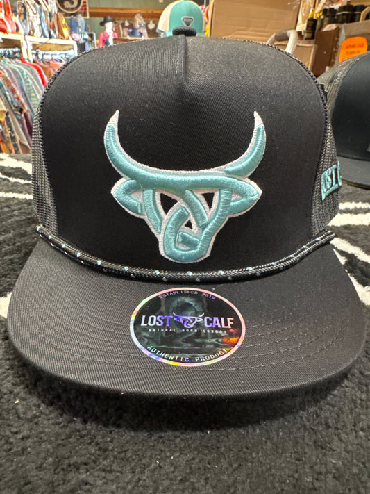 Lost Calf turquoise/white🧢
