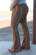 Load image into Gallery viewer, Judy Blue Medium Rise Striped Flares
