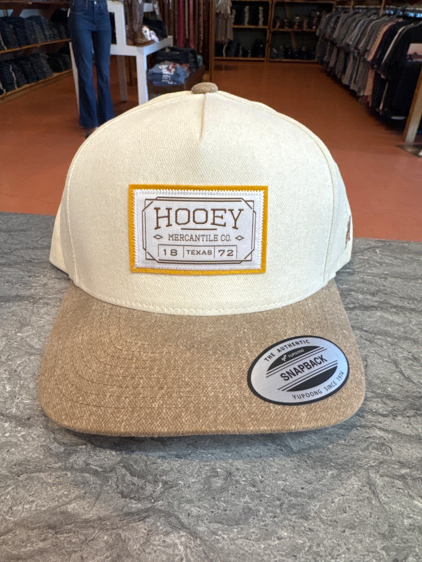 Hooey Doc Cream/Tan Cap