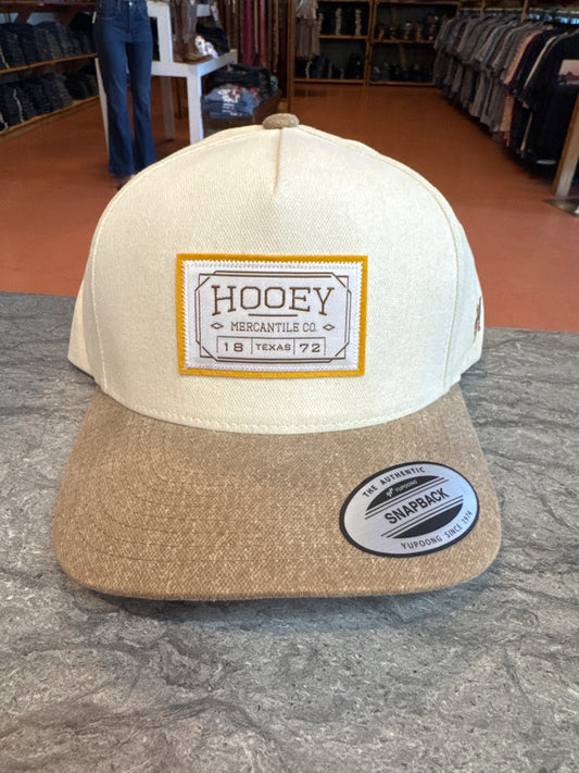 Hooey Doc Cream/Tan Cap