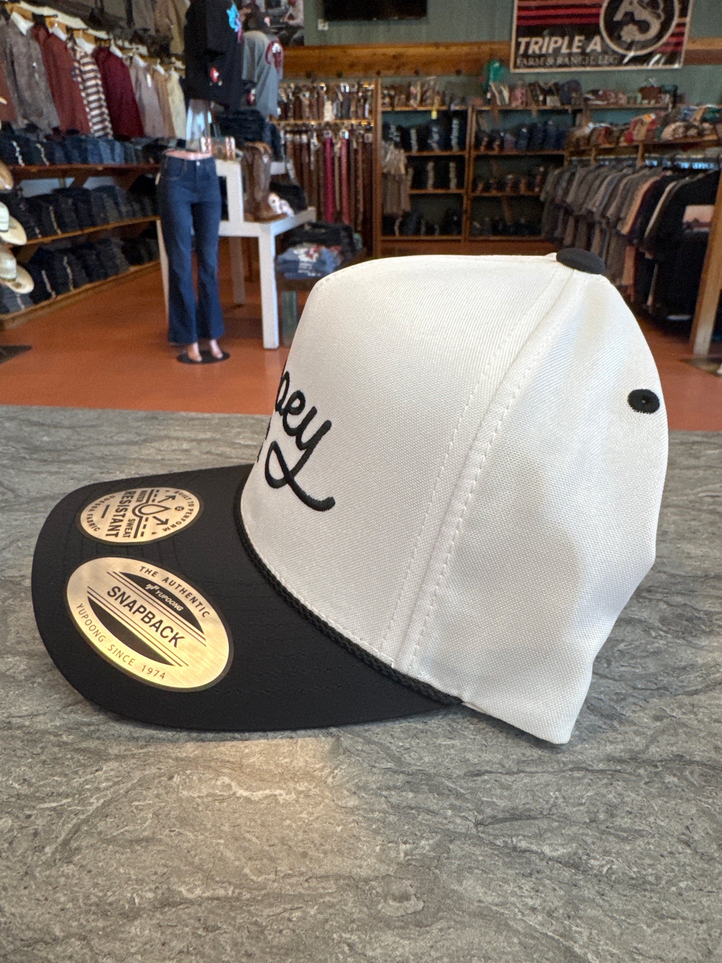 Hooey OG White/Black Cap