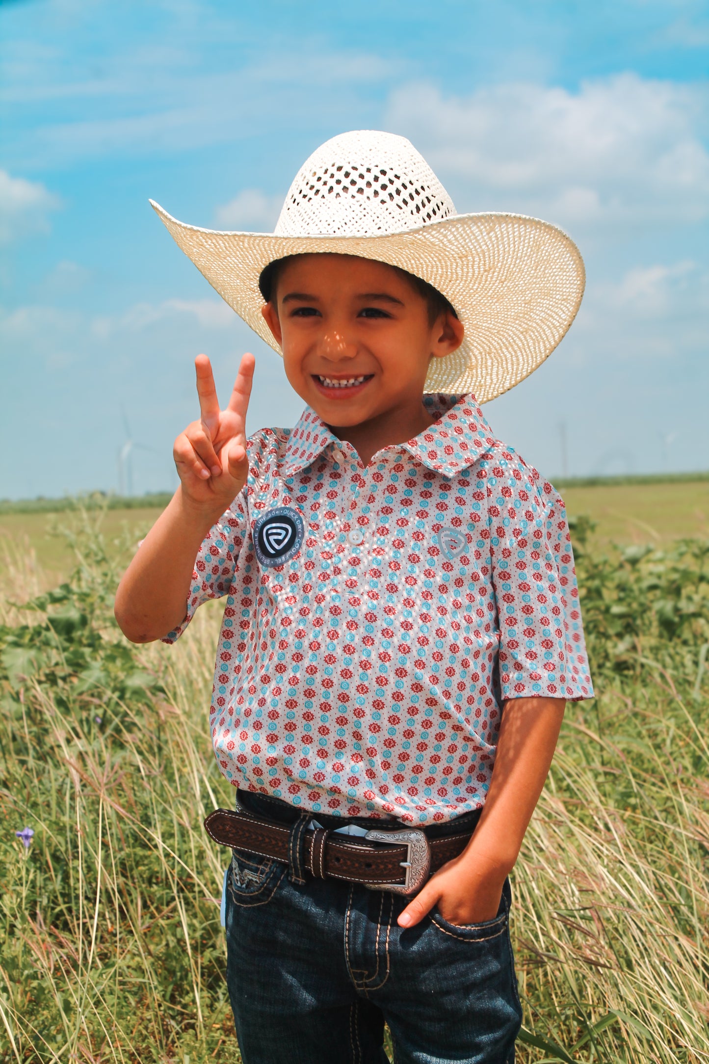 Rock & Roll Boys Geo Polo- Natural